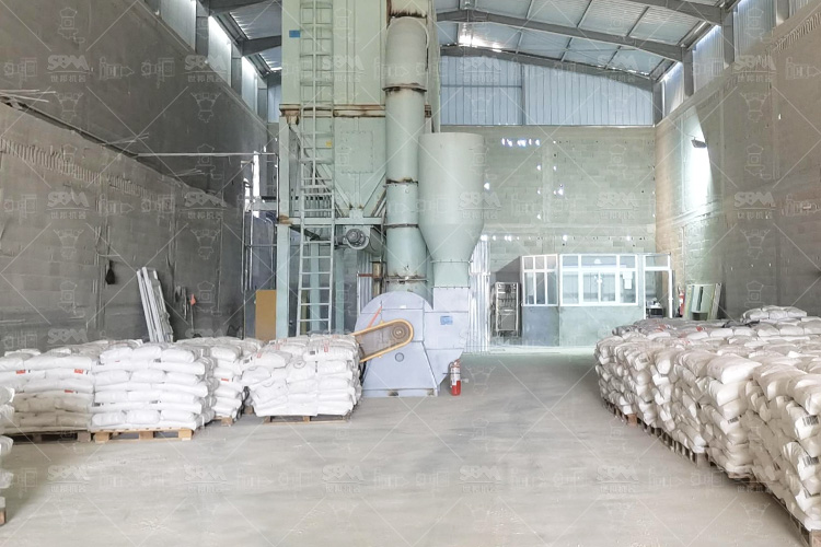 50 000 TPY кальций карбонат шлифовая производственная линия в Алжире